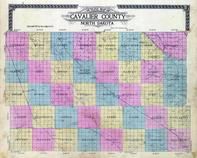 Cavalier County Outline Map, Cavalier County 1912
